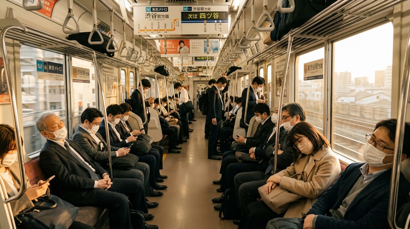 電車で爆睡する国 ― なぜ日本人は他人の隣で安心して眠れるのか