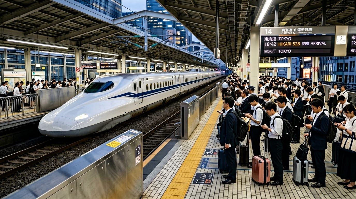 Why Japan's Trains Are Never Late — The Real Engineering Behind 24 Seconds Average Delay