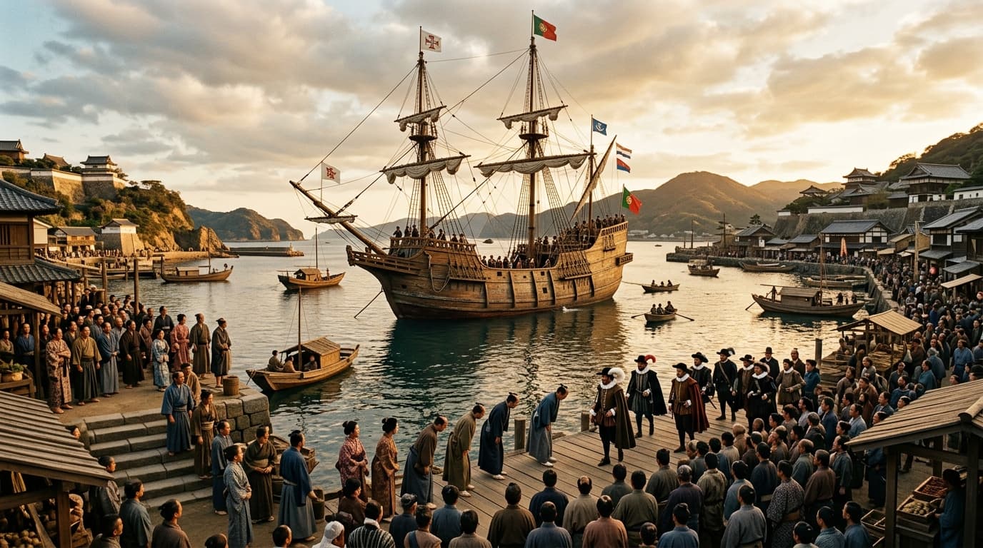 Portuguese Arrive: Nanban Trade (1543)